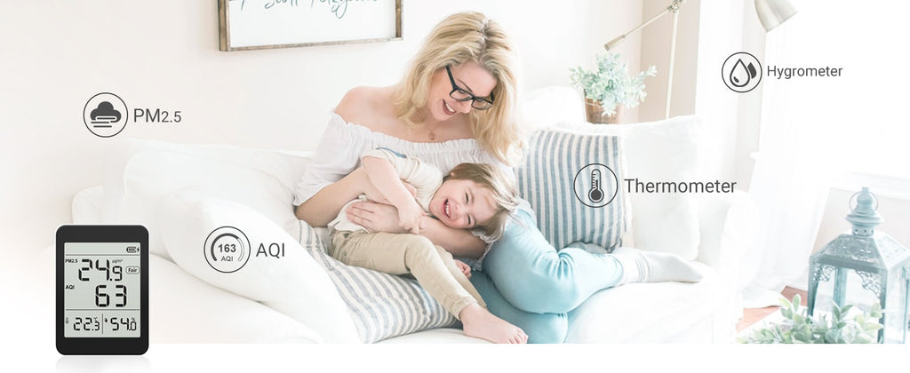 Stay Home, Stay Healthy | Temtop Air Quality Monitor