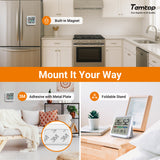 Temtop T1-SE Indoor Thermometer Hygrometer – Digital Room Temperature and Humidity Monitor with Comfort Indicator, ℃/℉ Switch, for Home, Office, Nursery