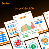 Temtop LKC-1000C Portable CO Detector with TFT Color LCD Screen, USB Data Export, Calibration, and Adjustable Alarm Threshold