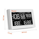 Temtop P20 PM2.5 Air Quality Monitor, Professional Laser Particle Sensor Detector, Real Time Temperature Humidity Display Rechargeable Battery