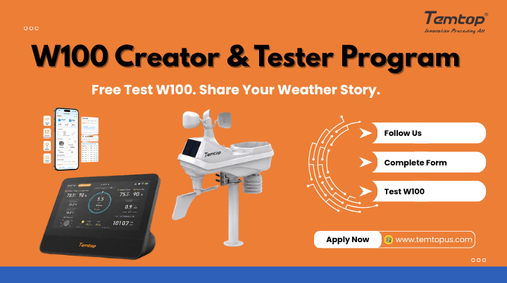 Temtop W100 Creator & Tester Program: Share Your Weather Story