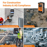 Compteur de particules portatif pour moniteur d'aérosol Temtop PMD 351, PM1.0, PM2.5, PM4.0, PM10, moniteur TSP, avec type de communication USB ou RS-232