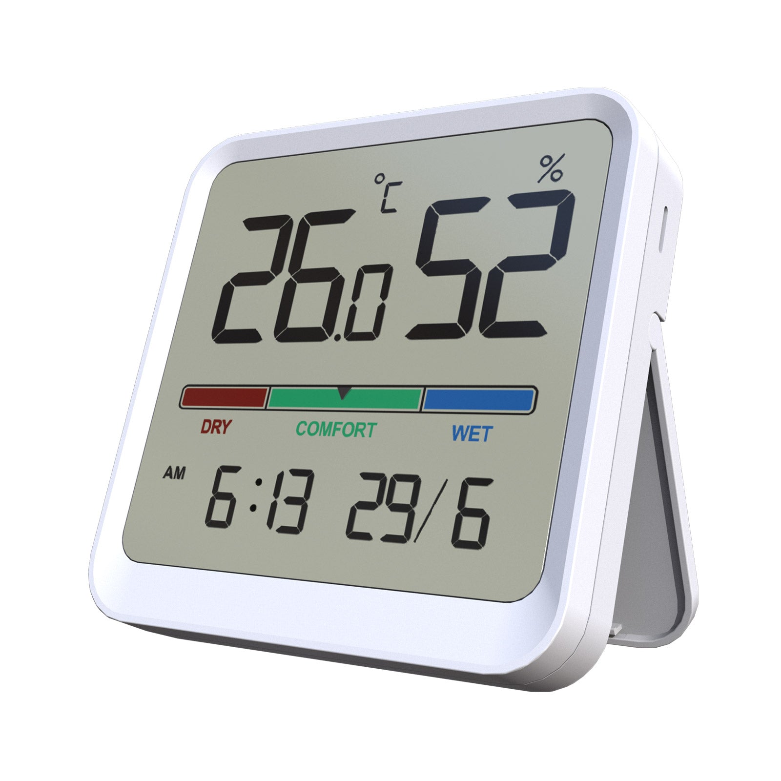 Igrometro TEMtop T1-SE Termometro interno-Monitoraggio digitale a temperatura ambiente e umidità con indicatore di comfort, ℃/℉ interruttore, per casa, ufficio, vivaio
