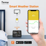 Temtop M100 Luftqualitätsmonitor WiFi Smart Air Station PM2.5 PM10 CO2-Messgerät Temperatur-Feuchtigkeitsdetektor für Zuhause