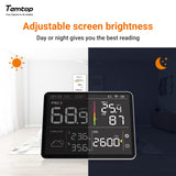 Temtop M100 Luftqualitätsmonitor WiFi Smart Air Station PM2.5 PM10 CO2-Messgerät Temperatur-Feuchtigkeitsdetektor für Zuhause