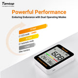 Temtop C1 Monitor de CO2 Monitor de calidad del aire, detector de dióxido de carbono interior, probador de CO2, temperatura y humedad