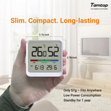 Higrómetro Temtop T1-SE Interior Termómetro-Monitor de temperatura ambiente y humedad digital con indicador de comodidad, ℃/℉ Switch, para el hogar, el consultorio, la guardería
