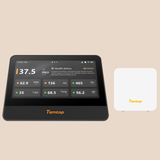 Temtop M100 2nd WiFi Air Quality Monitor – 7" Touch Screen Indoor CO2, PM2.5, PM10, TVOC, Temperature & Humidity Detector, Smart Multi-Room Air Analyzer with LoRa Expansion