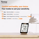 Temtop S1 室内空気質計 温度 & 湿度 AQI PM2.5 モニター (正確なセンサー付き)