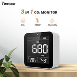 Temtop C10 CO2 Air Quality Monitor, Indoor Carbon Dioxide Detector, Tester for CO2, Temperature, Humidity