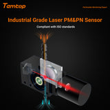 Contatore di particelle portatile per monitor aerosol Temtop PMD 351, PM1.0, PM2.5, PM4.0, PM10, monitor TSP, con tipo di comunicazione USB o RS-232