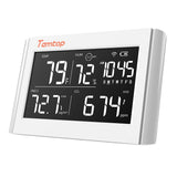 Monitor della qualità dell'aria interna Temtop P20C: misura l'umidità della temperatura PM2,5 PM10 CO2