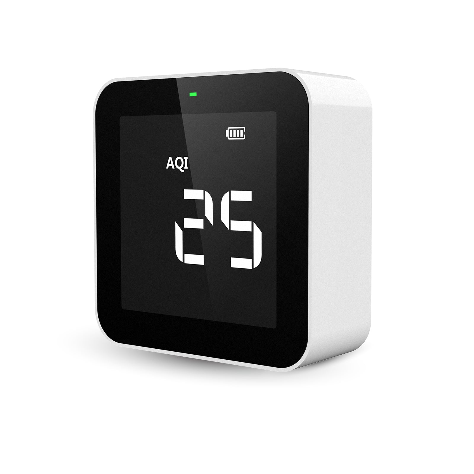 Temtop M10 Air Quality Monitor, Air Quality Detector for PM2.5 HCHO TVOC AQI with Real Time Display, Rechargeable Battery