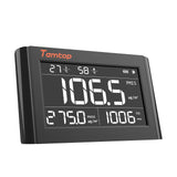 Temtop P1000 CO2 PM2.5 PM10 Monitor de calidad del aire, tipo montado en la pared, pantalla grande de 7,3
