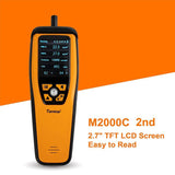 Temtop M2000C 2. CO2-Luftqualitätsmonitor für CO2 PM2,5 PM10-Partikel, Temperatur- und Luftfeuchtigkeitsanzeige, Datenexport