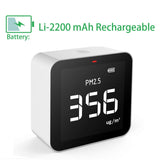 Temtop P10 Air Quality Monitor for PM2.5 AQI Real Time Display, Rechargeable Battery