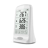 Temptop P15 空気品質モニター、PM2.5 AQI 温度と湿度のリアルタイム検出と表示